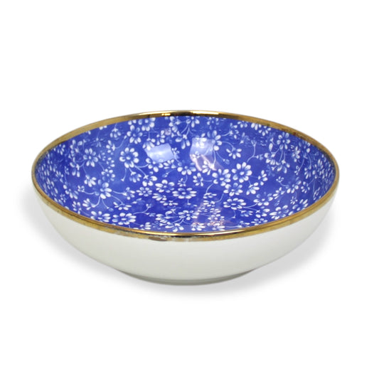 Colourful Ceramic Porcelain Serving Bowl Dinnerware - 10 Inches