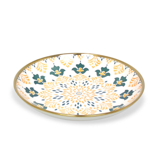 Colourful Ceramic Porcelain Dinner Plate Dinnerware - 10 Inches