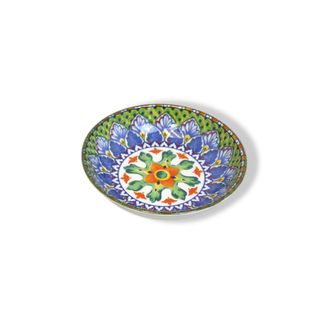 Colourful Ceramic Porcelain Dinner Small Bowl - 5.5 Inches