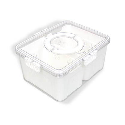 Fridge Organizer Large Capacity Food Storage Container with Airtight lid