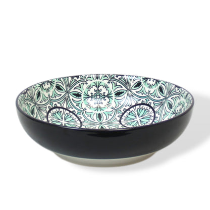 Colourful Ceramic Porcelain Serving Bowl Dinnerware - 10 Inches