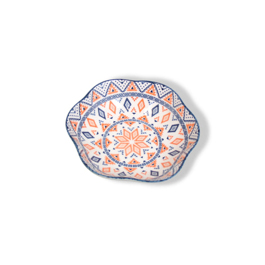 Colourful Ceramic Porcelain Dinner Plate Dinnerware - 7 Inches